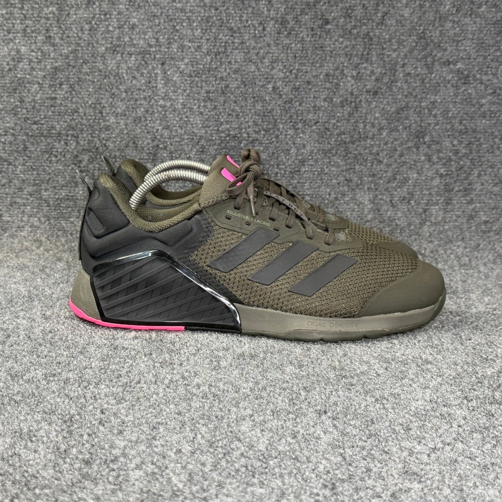 Adidas‎ Dropset 3 Training Shoes Men's 11.5 Shadow Olive Lucid Pink Athletic Run